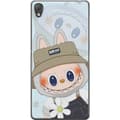 Miniatyrbillede 1 af 3: Sony Xperia Z3 Gennemsigtig cover Labubu med hat - Pop Mart figur Mr. Butcher i retro-stil med karakter