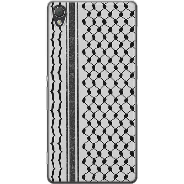 Sony Xperia Z3 Läpinäkyvä kuori Palestiinalainen kuvio - perinteiseen tyyliin inspiroima keffiyeh-kangas