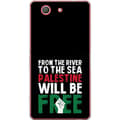 Miniatyrbild 1 av 3: Sony Xperia Z3 Compact Genomskinligt Skal Free Palestine – politiskt statement med kraftfullt grafiskt uttryck