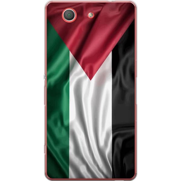 Sony Xperia Z3 Compact Gennemsigtig cover Palestinaflaget – ikonisk frihedssymbol i rød, sort, hvid og grøn