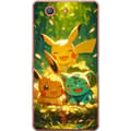 Miniatyrbillede 1 af 3: Sony Xperia Z3 Compact Gennemsigtig cover Pixelmonster spillestil - farverig design til retro-elskende gamere