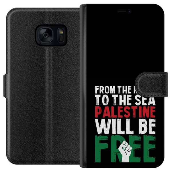 Samsung Galaxy S7 Lompakkokotelo Vapauta Palestiina
