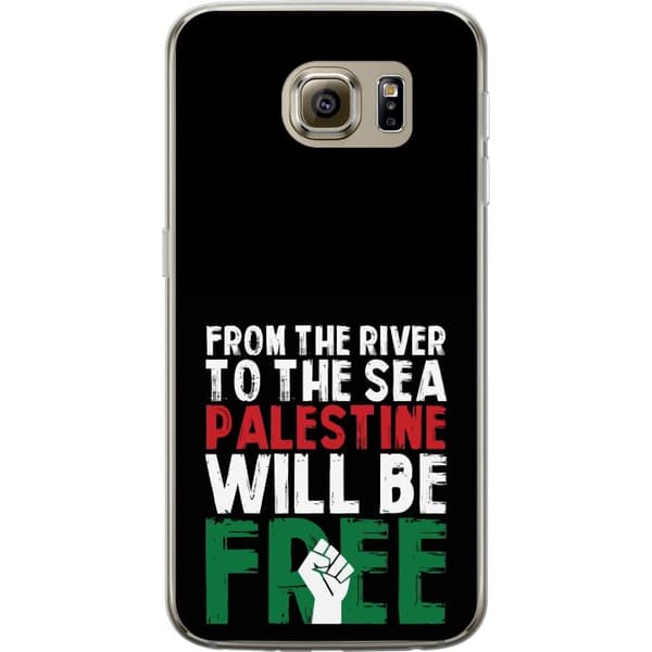 Samsung Galaxy S6 Läpinäkyvä kuori Vapauta Palestiina