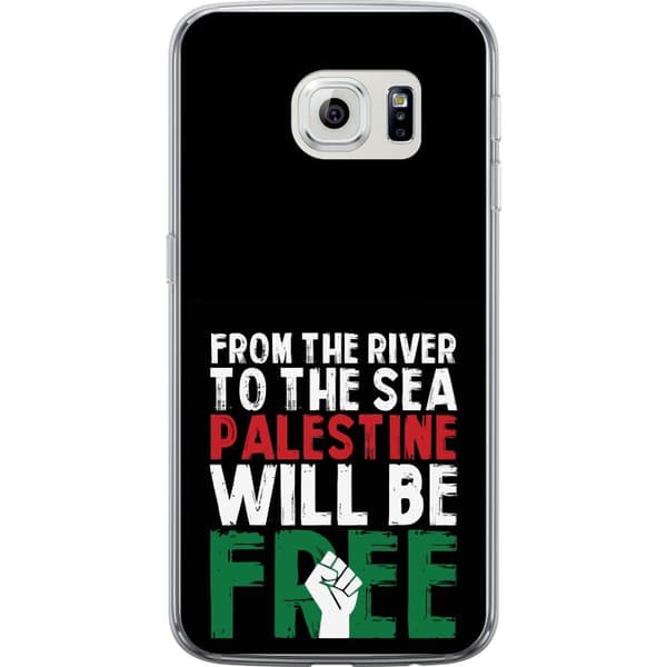 Samsung Galaxy S6 edge Gjennomsiktig deksel Fri Palestina