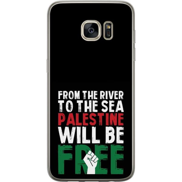 Samsung Galaxy S7 edge Gennemsigtig cover Fri Palæstina