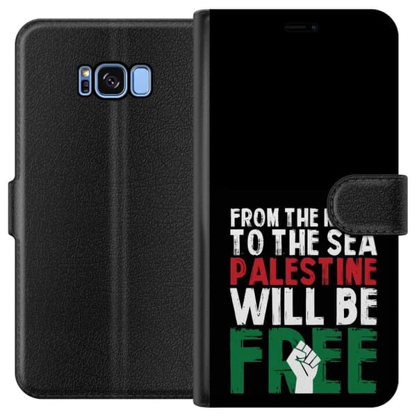 Samsung Galaxy S8 Lommeboketui Fri Palestina