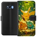 Miniatyrbilde 1 av 3: Samsung Galaxy S8 Lommeboketui Pixelmonster spillstil - fargerik design for retro-elskende spillere