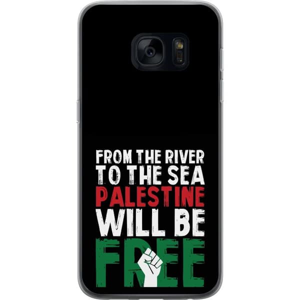 Samsung Galaxy S7 Gennemsigtig cover Fri Palæstina