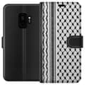 Miniatyrbillede 1 af 3: Samsung Galaxy S9 Tegnebogsetui Palæstinensisk mønster - inspireret af traditionel stil keffiyeh-stof