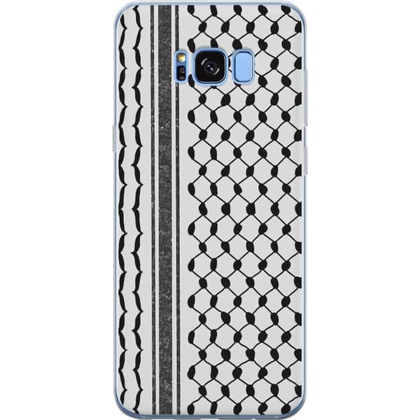 Samsung Galaxy S8 Gjennomsiktig deksel Palestinsk mønster - inspirert av tradisjonell stil keffiyeh-stoff