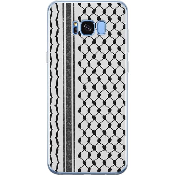 Samsung Galaxy S8+ Gjennomsiktig deksel Palestinsk mønster - inspirert av tradisjonell stil keffiyeh-stoff