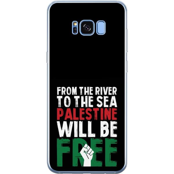 Samsung Galaxy S8+ Gennemsigtig cover Fri Palæstina
