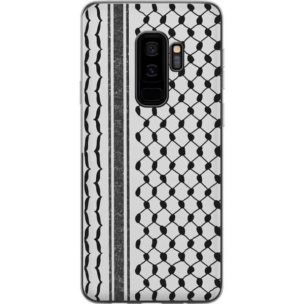 Samsung Galaxy S9+ Gennemsigtig cover Palæstinensisk mønster - inspireret af traditionel stil keffiyeh-stof