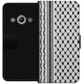 Miniatyrbilde 1 av 3: Samsung Galaxy Xcover 3 Lommeboketui Palestinsk mønster - inspirert av tradisjonell stil keffiyeh-stoff