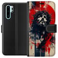 Miniatyrbillede 1 af 3: Huawei P30 Pro Tegnebogsetui Jesus med kors - kristent motiv med stærk symbolik om tro og håb