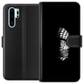Miniatyrbillede 1 af 3: Huawei P30 Pro Tegnebogsetui Keffiyeh-mønster - klassisk sort-hvid palæstinensisk tørklæde med kulturel betydning