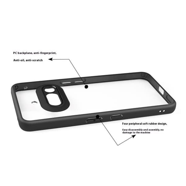 För Nothing Phone (3a) Skal Transparent Mobilskal