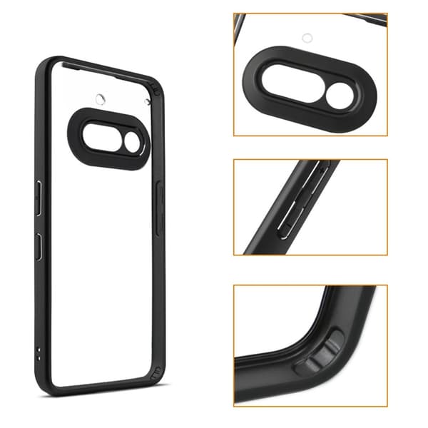 För Nothing Phone (3a) Skal Transparent Mobilskal