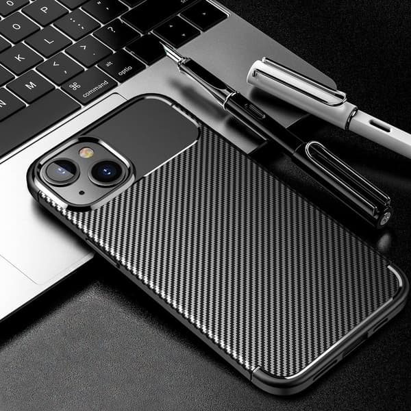 Samsung Galaxy S25 Edge - Carbon Black Extra Stöttåligt Slim Mjuk Skal