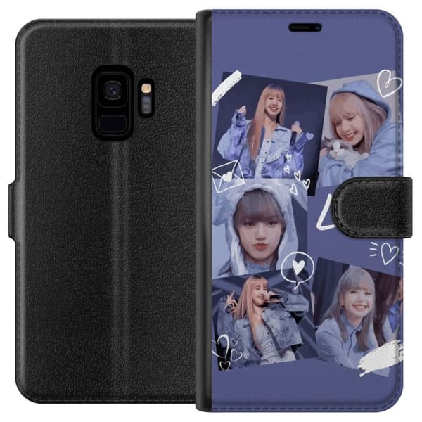 Samsung Galaxy S9 Tegnebogsetui Lisa Blackpink – Aesthetic K-pop Queen