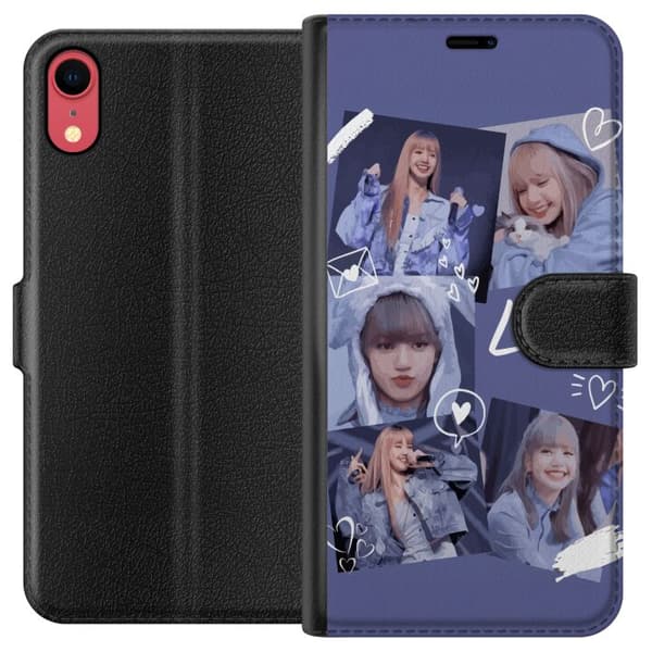 Apple iPhone XR Lompakkokotelo Lisa Blackpink – Aesthetic K-pop Queen
