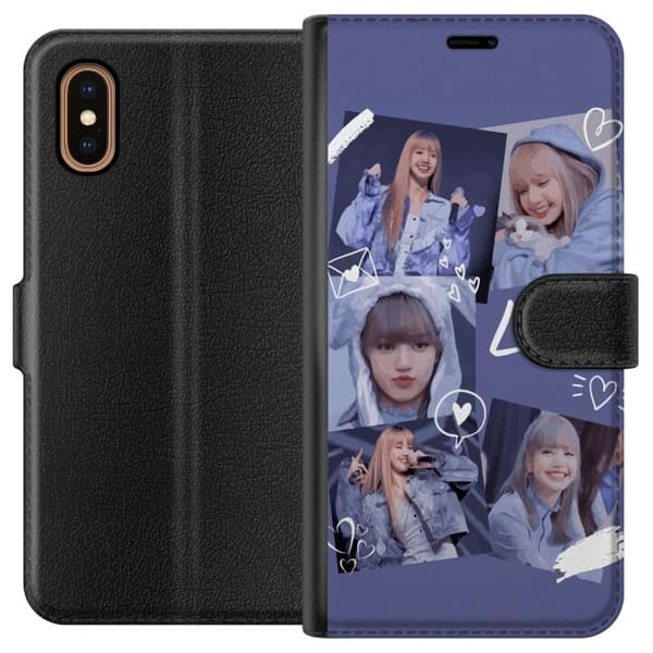 Apple iPhone XS Max Tegnebogsetui Lisa Blackpink – Aesthetic K-pop Queen