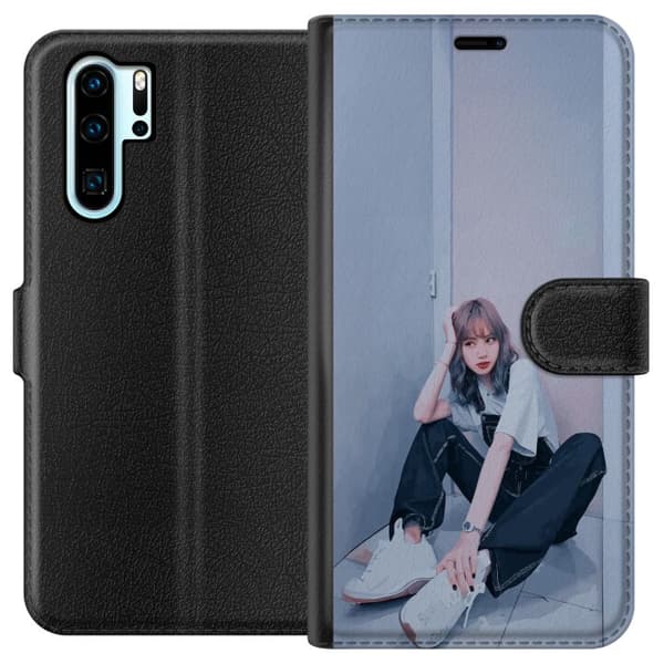 Huawei P30 Pro Tegnebogsetui Lisa from Blackpink – K-pop Style Icon