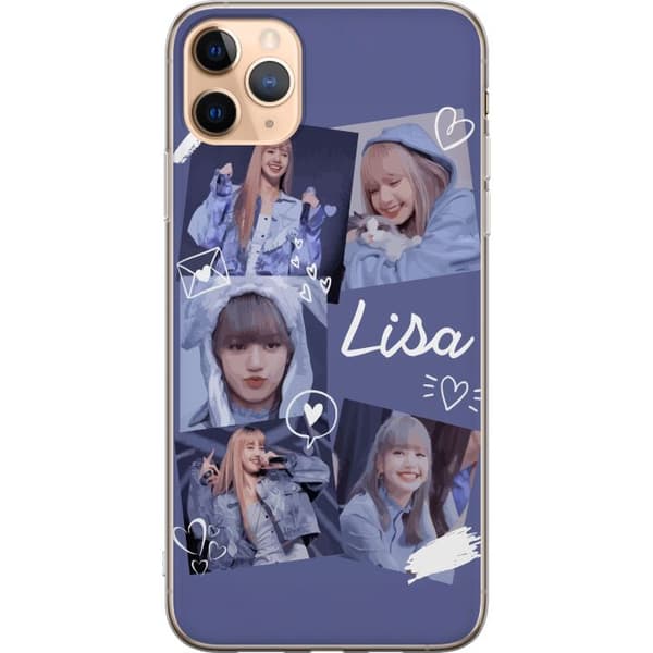 Apple iPhone 11 Pro Max Gennemsigtig cover Lisa Blackpink – Aesthetic K-pop Queen