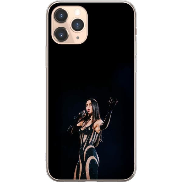 Apple iPhone 11 Pro Läpinäkyvä kuori Dua Lipa – Pop Star Aesthetic