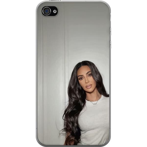 Apple iPhone 4 Läpinäkyvä kuori Kim Kardashian – Iconic Style Collection