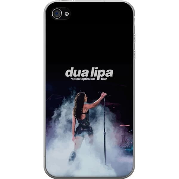 Apple iPhone 4 Läpinäkyvä kuori Dua Lipa – Signature Looks & Vibes