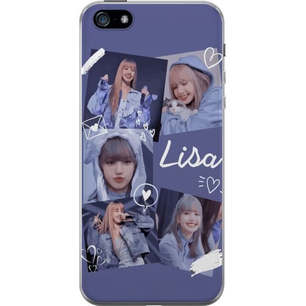 Apple iPhone 5 Gennemsigtig cover Lisa Blackpink – Aesthetic K-pop Queen