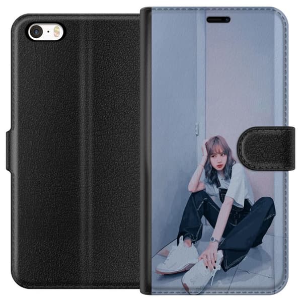 Apple iPhone 5s Tegnebogsetui Lisa from Blackpink – K-pop Style Icon
