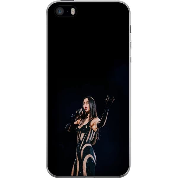 Apple iPhone 5s Gjennomsiktig deksel Dua Lipa – Pop Star Aesthetic