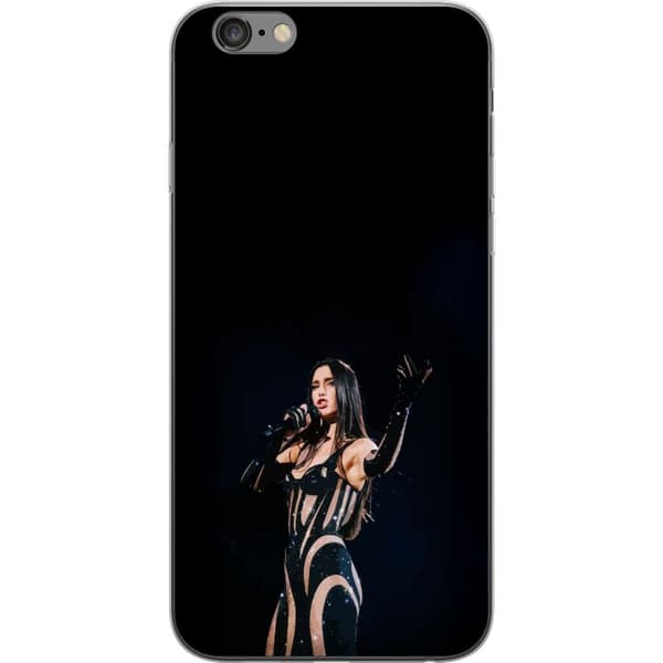 Apple iPhone 6s Plus Gennemsigtig cover Dua Lipa – Pop Star Aesthetic