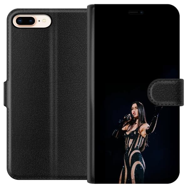 Apple iPhone 7 Plus Tegnebogsetui Dua Lipa – Pop Star Aesthetic