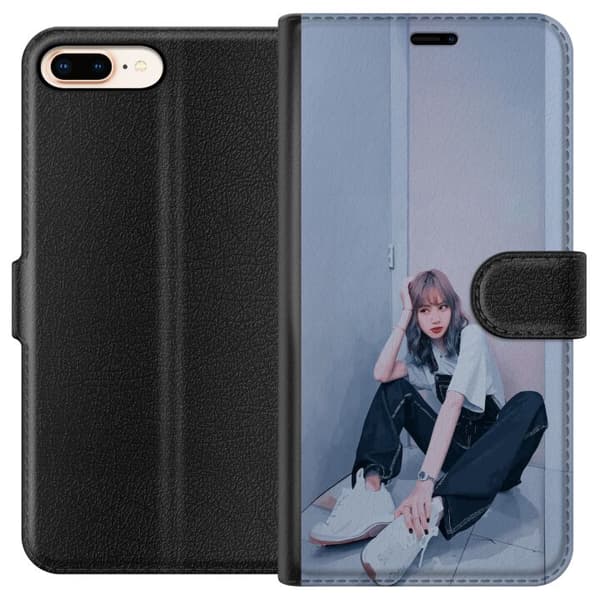 Apple iPhone 7 Plus Lommeboketui Lisa from Blackpink – K-pop Style Icon