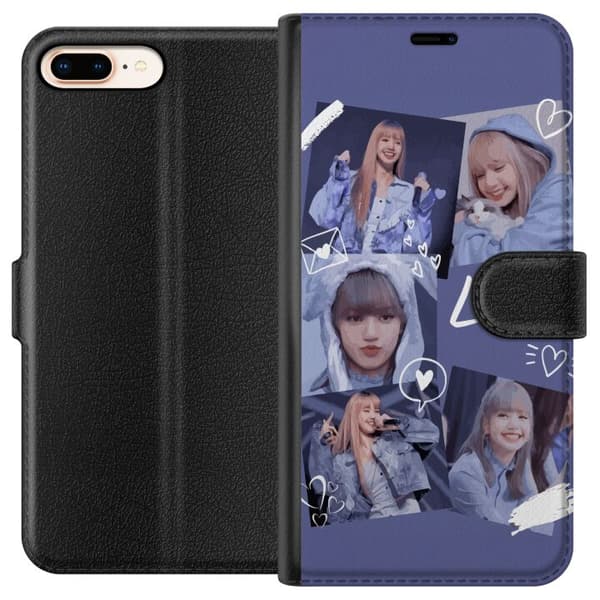 Apple iPhone 7 Plus Tegnebogsetui Lisa Blackpink – Aesthetic K-pop Queen