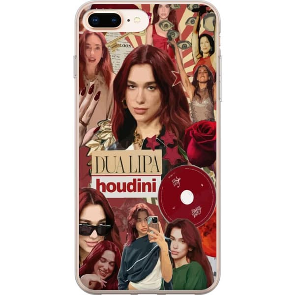 Apple iPhone 7 Plus Gjennomsiktig deksel Dua Lipa – Fashion & Style Edit