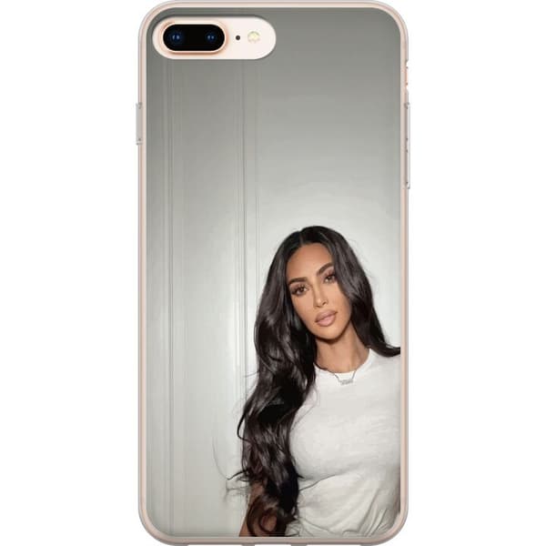 Apple iPhone 7 Plus Gjennomsiktig deksel Kim Kardashian – Iconic Style Collection