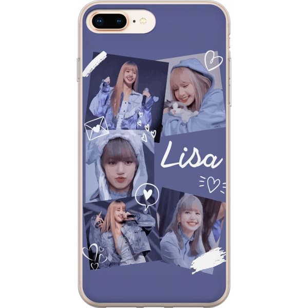 Apple iPhone 7 Plus Läpinäkyvä kuori Lisa Blackpink – Aesthetic K-pop Queen