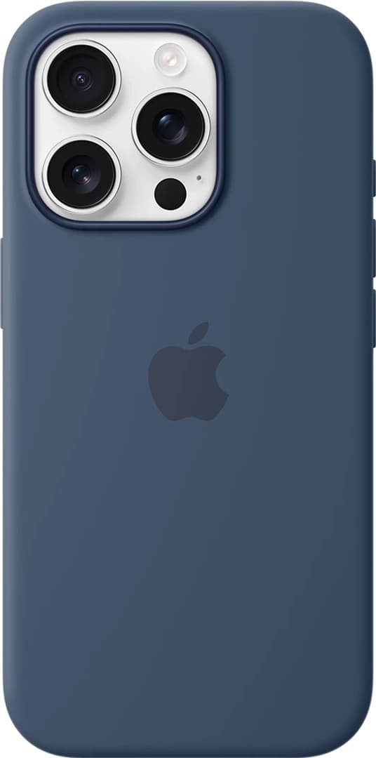 Apple iPhone 16 Pro Silicone Case with MagSafe - Denim