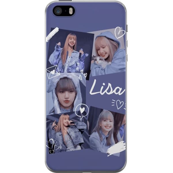 Apple iPhone SE (2016) Gjennomsiktig deksel Lisa Blackpink – Aesthetic K-pop Queen