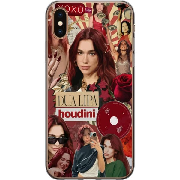 Apple iPhone XS Max Gennemsigtig cover Dua Lipa – Fashion & Style Edit