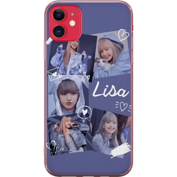Apple iPhone 11 Gjennomsiktig deksel Lisa Blackpink – Aesthetic K-pop Queen