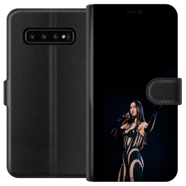 Samsung Galaxy S10 Tegnebogsetui Dua Lipa – Pop Star Aesthetic
