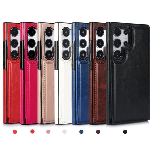 Samsung Galaxy S25 Ultra - Stilrent Skal med Kortfack