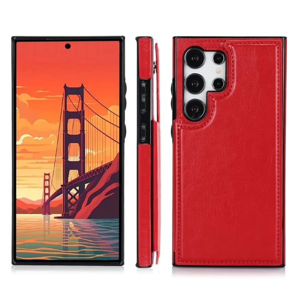 Samsung Galaxy S25 Ultra - Stilrent Skal med Kortfack