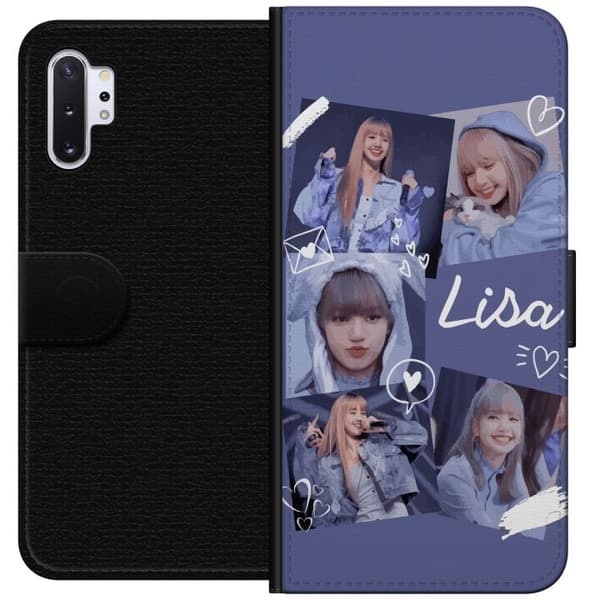 Samsung Galaxy Note10+ Lommeboketui Lisa Blackpink – Aesthetic K-pop Queen