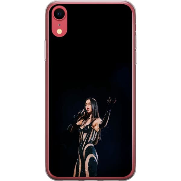 Apple iPhone XR Gjennomsiktig deksel Dua Lipa – Pop Star Aesthetic